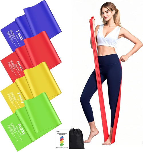 2M Resistance Bands with Four Adjustable Resistance Levels for Versatile Workouts
