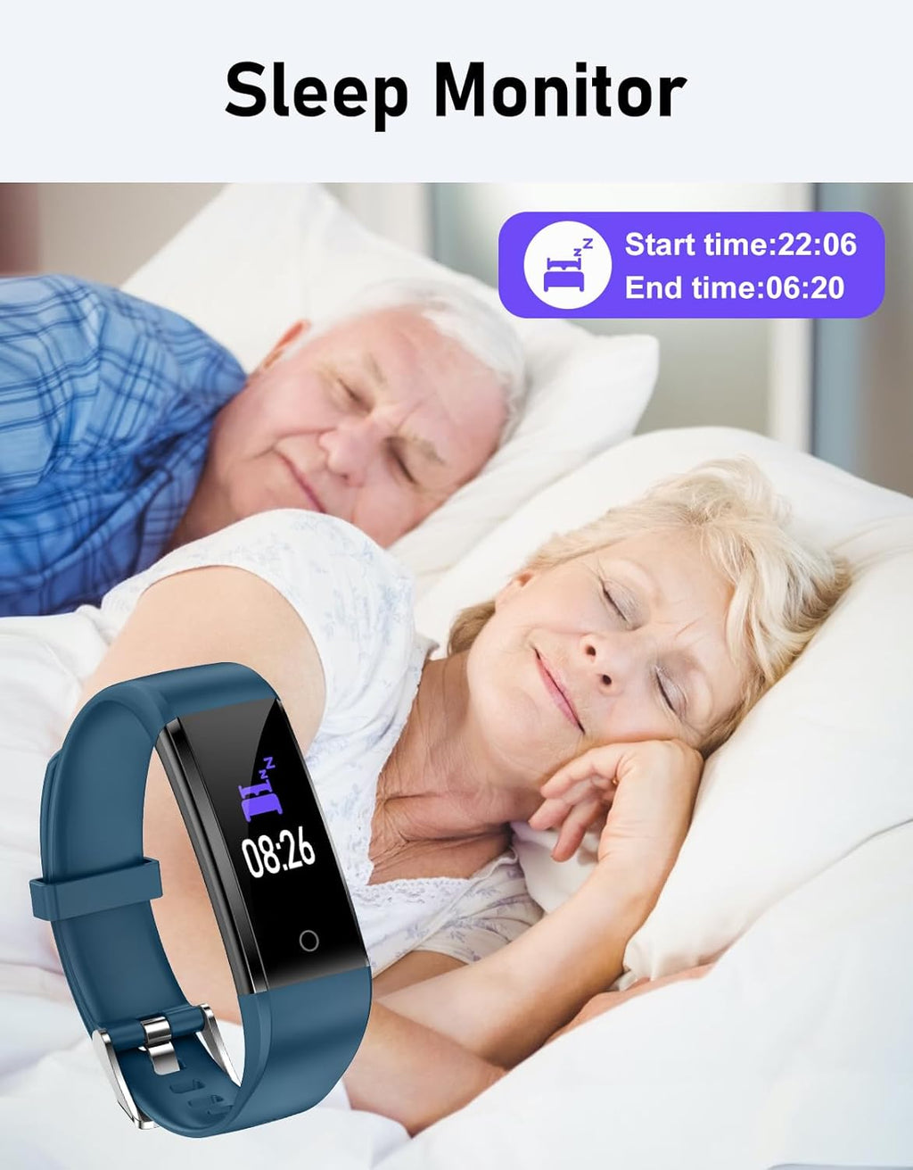 Non-Bluetooth Pedometer Step Counter Watch (No App/No Phone Required)