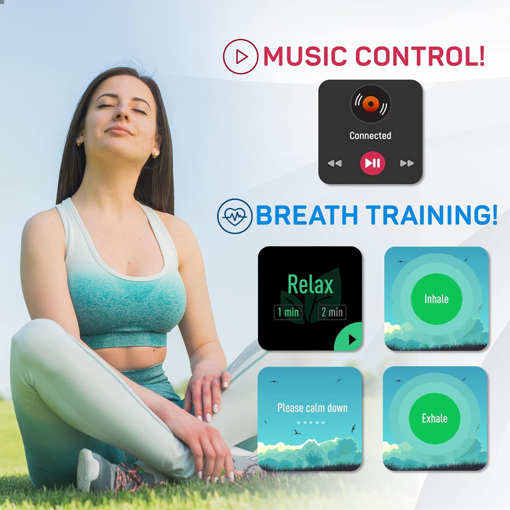 Move Veryfitpro Smart Watch HR Heart Rate Sleep Monitor IP68 Waterproof Activity Fitness Tracker Step Counter Pedometer Exercise Running Watch Fitness Watches for Men & Women (ID205L) (Green)